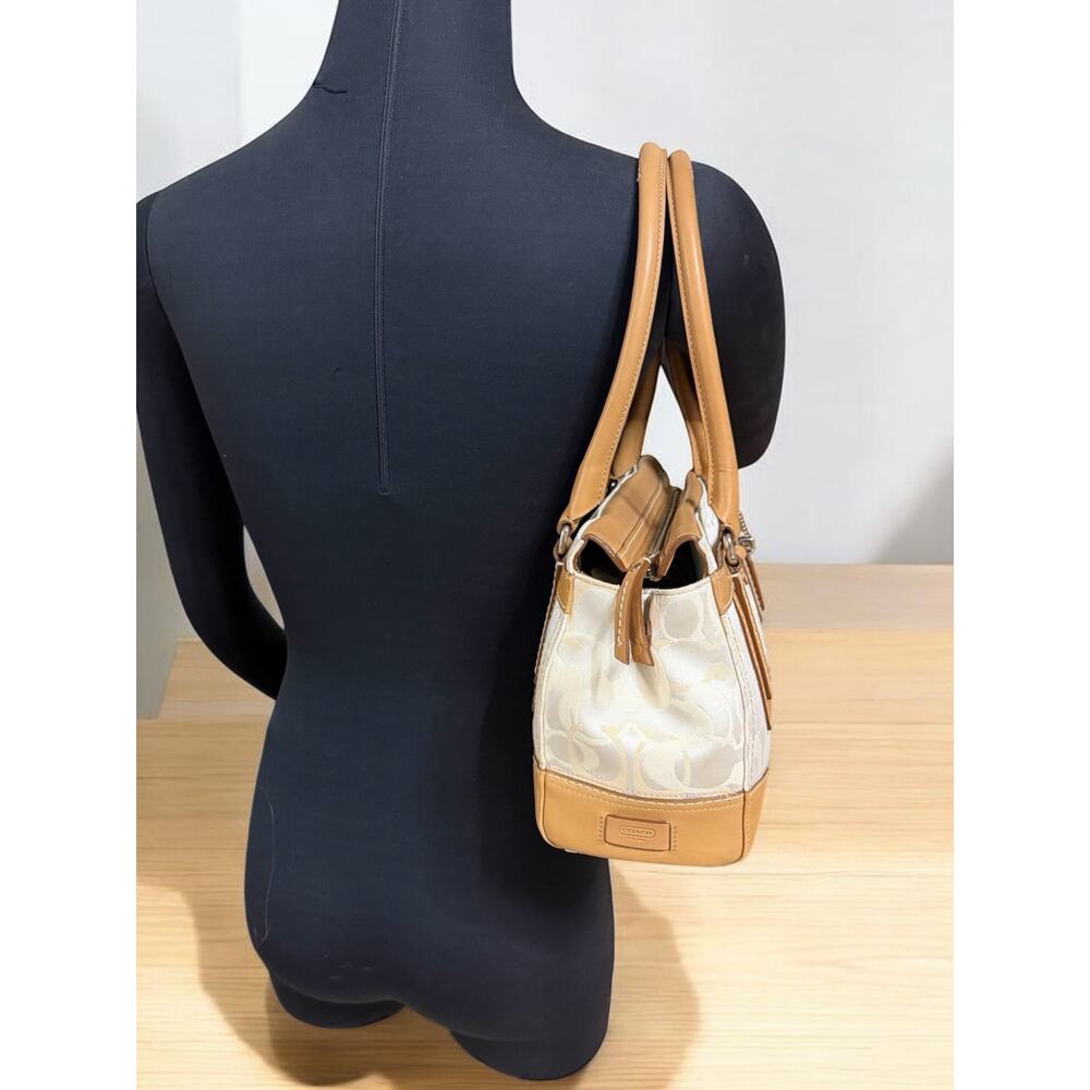 Y2K Coach 11818 Madeline Optic Signature Satchel & Fold Over Wallet - Picture 12 of 16